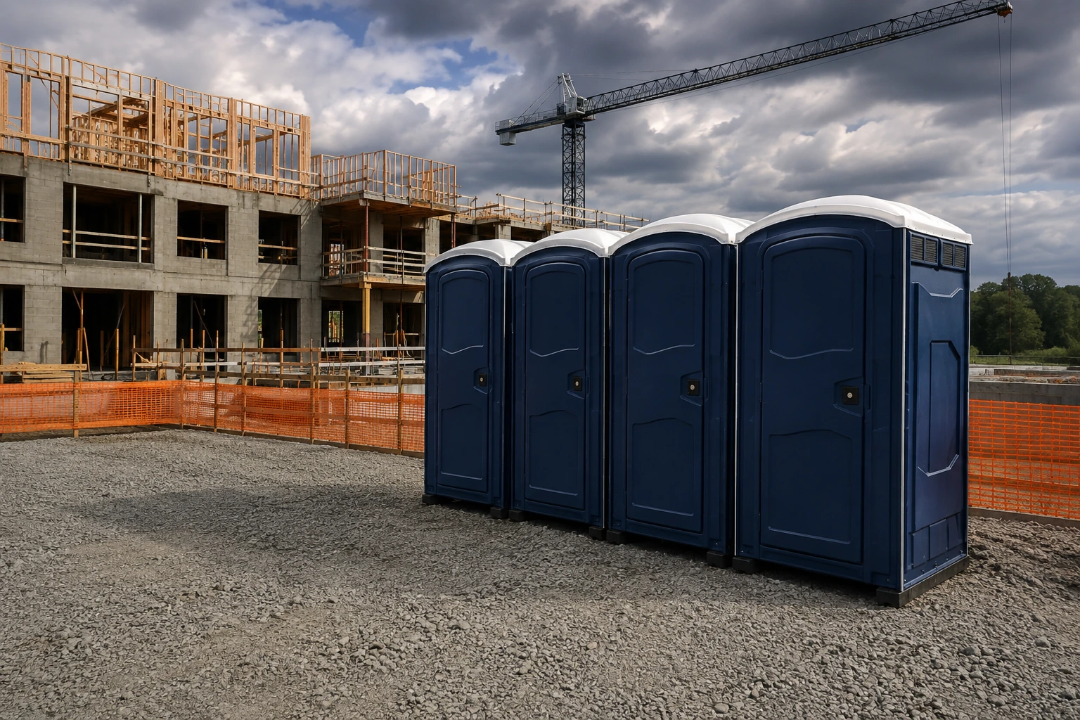 Portable restroom rental planning for Durham, NC